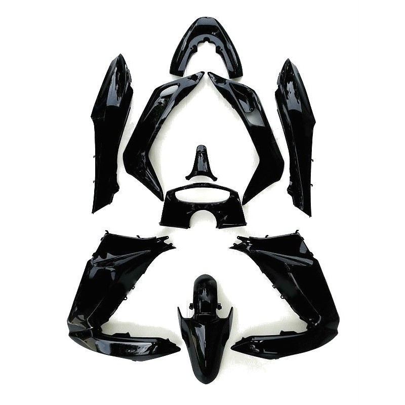 Kit Carrosserie Noir Métallique Astéroïde Honda PCX 125/150 v1 v2 Kit Carrosserie Noir Métallique Astéroïde Honda PCX 125/150 v1 v2