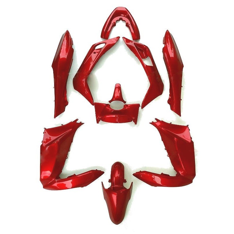 Kit Carrosserie Rouge Candy Rosy Honda PCX 125/150 v1 v2 Kit Carrosserie Rouge Candy Rosy Honda PCX 125/150 v1 v2