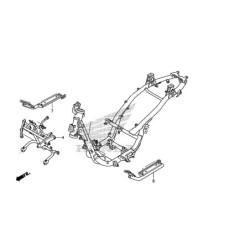 Support Plastique de Pied Droit Honda PCX 125/150 v2