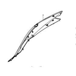 Carénage Flanc Arrière Droit Honda PCX 125/150 v3 2014-2015