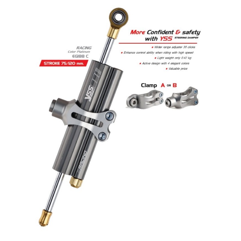 Amortisseur de Direction YSS Platinum Moto Amortisseur de Direction YSS Platinum Moto