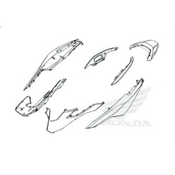 Carénage Arrière Droit Honda Forza 125 2018 2019 2020
