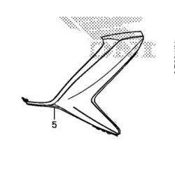 Carénage Flanc Avant Gauche Honda Forza 300