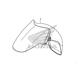 Garde Boue Avant Honda Forza 300