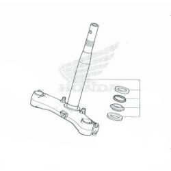 T de fourches Honda FORZA 350 2021