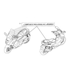 Emblème Sticker Honda Forza 350 2021