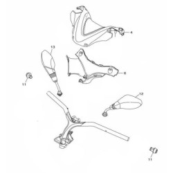 Embout de guidon Yamaha Tricity 125