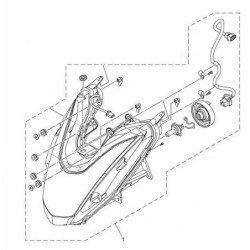 Phare Avant Yamaha Tricity 125