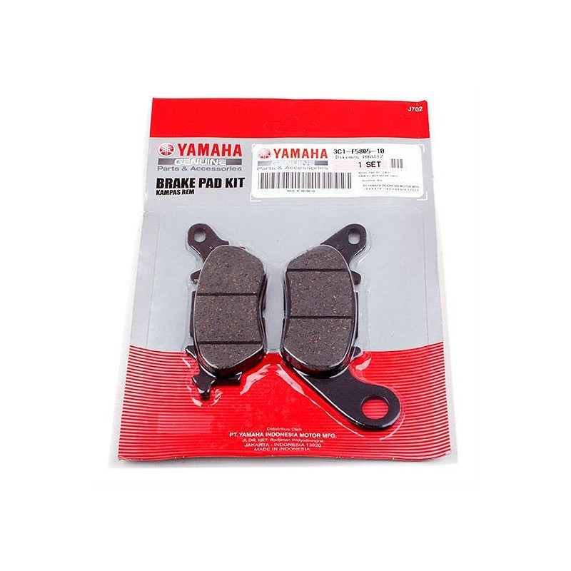 Plaquettes Frein Arrière Yamaha Tricity 125/150 2016 2017 Plaquettes Frein Arrière Yamaha Tricity 125/150 2016 2017