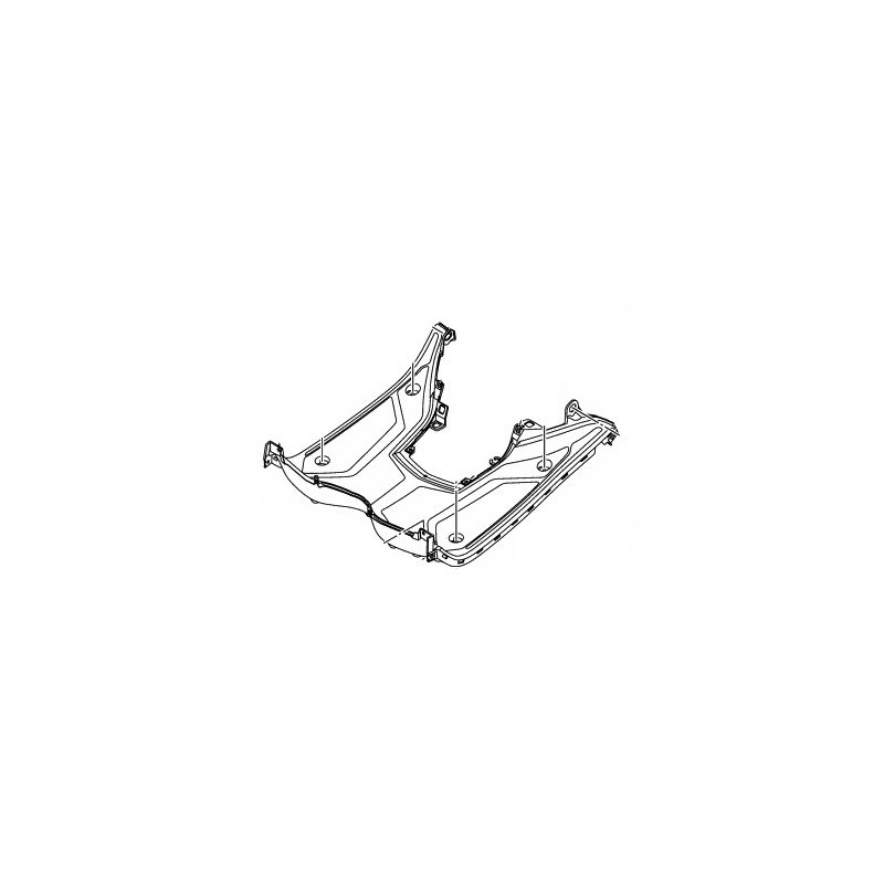Plastique Repose Pieds Conducteur Yamaha Tricity 125/150 2016 2017 Plastique Repose Pieds Conducteur Yamaha Tricity 125/150 2016 2017