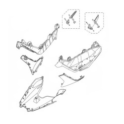 Carénage Inférieur Droit Yamaha NMAX