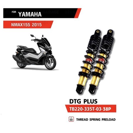 Amortisseurs YSS DTG PLUS NOIR YAMAHA NMAX