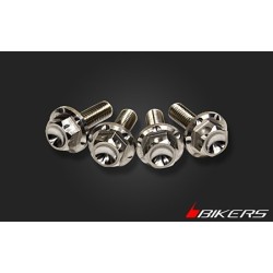 Set Vis de Bulle Stainless Bikers Moto et Scooter