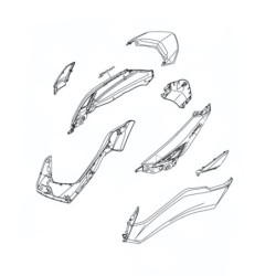 Carénage Arrière Gauche Yamaha NMAX 2020 2021