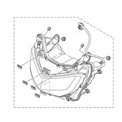 Phare Avant Yamaha NMAX 2020 2021