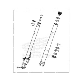 Front Fork Right Honda ADV 350