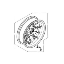 Rear Wheel Honda ADV 350