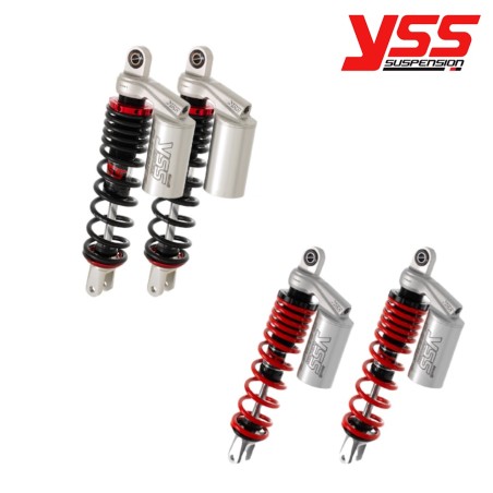 Yss G-Plus N-Max shock set Silver | Motardinn