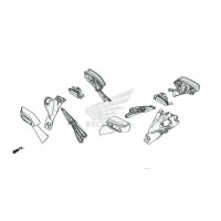 Original Mirrors Handle Parts Honda Forza 125