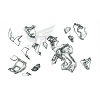 Genuine Spare Inner Cover Parts Honda Forza 125
