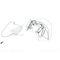 Original Spare Fenders Parts Honda Forza 125