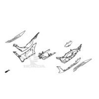 Original Floor Step Parts Honda PCX 125/160 2021 2022 2023