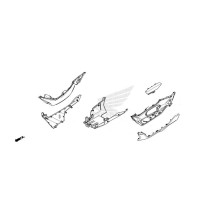 Original Floor Step Parts Honda PCX 125/160 2025