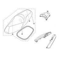 Seat / Rear Grip Tricity 125/150 2016/18